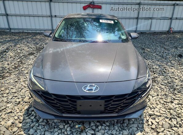 KMHLS4AGXPU568765 2023 HYUNDAI ELANTRA Gray წინა ხედი
