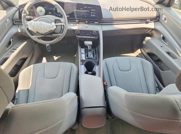 KMHLS4AGXPU568765 2023 HYUNDAI ELANTRA Gray წინა პანელის ხედი