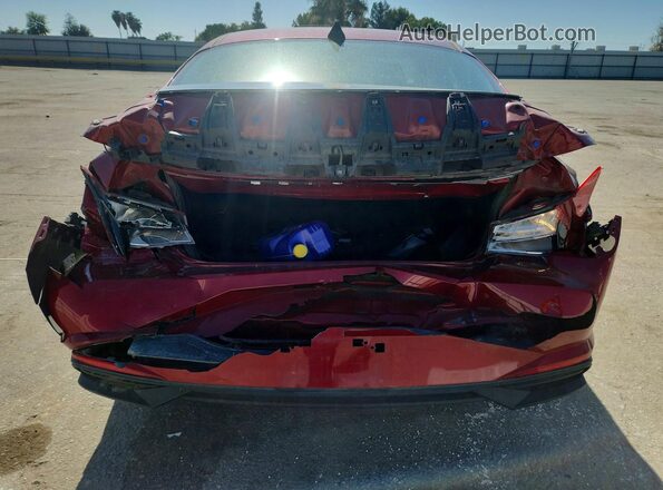 KMHLS4AGXPU577952 2023 HYUNDAI ELANTRA Red Հետևի տեսք