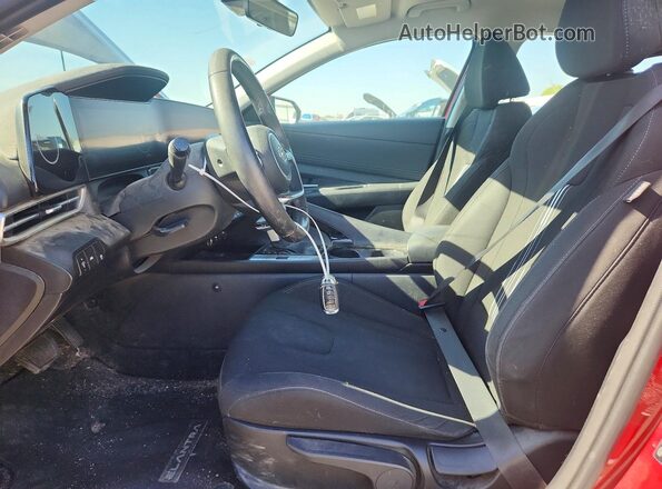 KMHLS4AGXPU577952 2023 HYUNDAI ELANTRA Red Սալոնի դիմացի տեսք
