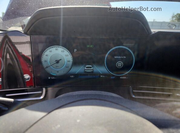 KMHLS4AGXPU577952 2023 HYUNDAI ELANTRA Red Սարքավորումների վահանակի տեսք