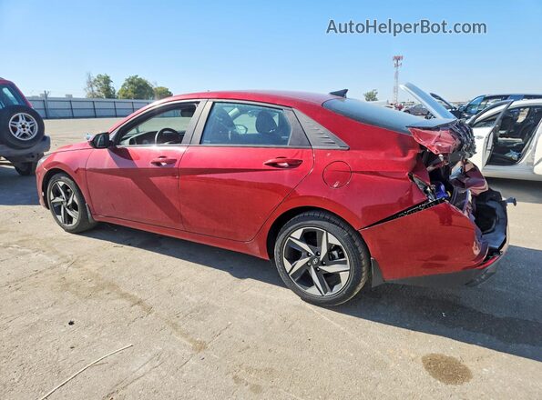 KMHLS4AGXPU577952 2023 HYUNDAI ELANTRA Red Հետևի ձախ