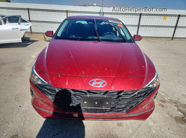 KMHLS4AGXPU577952 2023 HYUNDAI ELANTRA Red Դիմացի տեսք