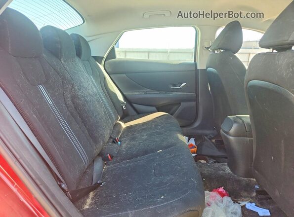 KMHLS4AGXPU577952 2023 HYUNDAI ELANTRA Red Հետևի նստատեղերի տեսք