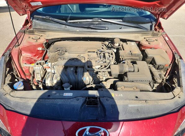 KMHLS4AGXPU577952 2023 HYUNDAI ELANTRA Red Սալոնի հետևի տեսք