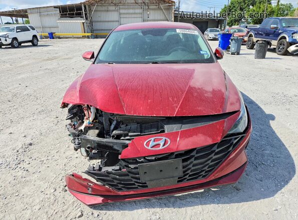 KMHLS4AGXPU617365 2023 HYUNDAI ELANTRA Red წინა ხედი