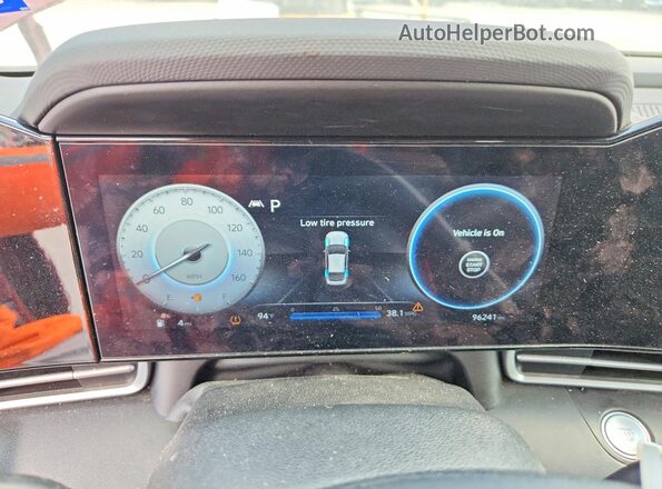 KMHLS4AGXPU617365 2023 HYUNDAI ELANTRA Red ხელსაწყოთა პანელის ხედი