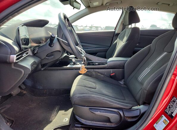 KMHLS4AGXPU617365 2023 HYUNDAI ELANTRA Red წინა სალონის ხედი