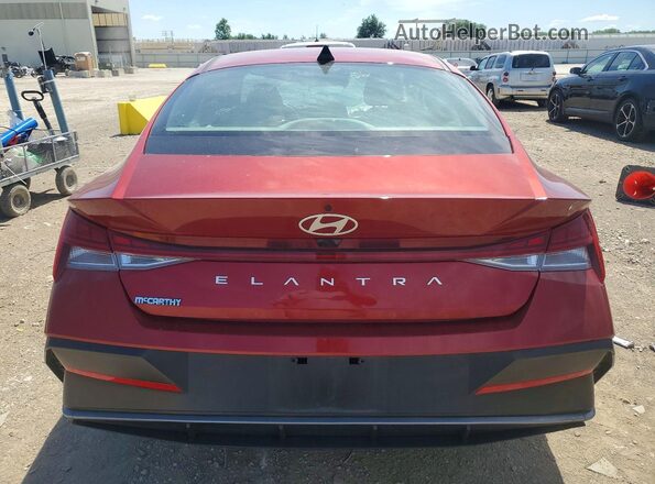 KMHLS4DG0RU837032 2024 HYUNDAI ELANTRA Red Rear view