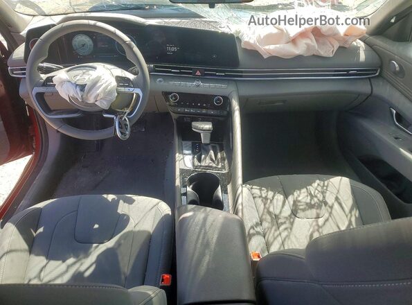 KMHLS4DG0RU837032 2024 HYUNDAI ELANTRA Red Dashboard view