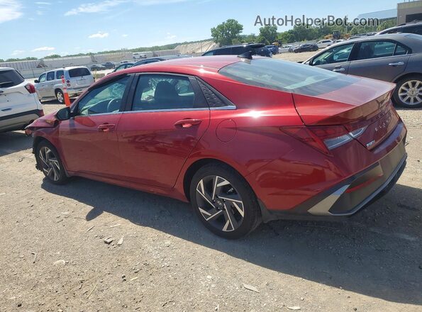 KMHLS4DG0RU837032 2024 HYUNDAI ELANTRA Red Rear left