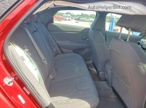KMHLS4DG0RU837032 2024 HYUNDAI ELANTRA Red Rear seats view