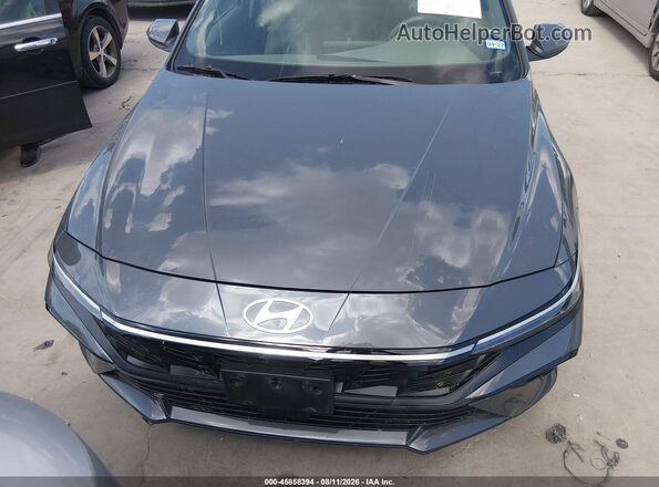 KMHLS4DG0SU004479 2025 HYUNDAI ELANTRA Серый Вид задней части салона