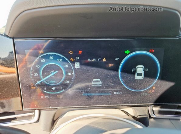 KMHLS4DG0SU015305 2025 HYUNDAI ELANTRA Белый Вид щитка приборов
