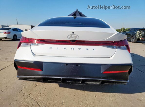 KMHLS4DG0SU015305 2025 HYUNDAI ELANTRA Белый Вид сзади