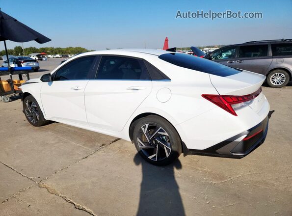 KMHLS4DG0SU015305 2025 HYUNDAI ELANTRA Белый Задняя левая четверть