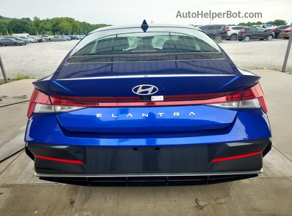 KMHLS4DG0SU920434 2025 HYUNDAI ELANTRA Blue Вид ззаду