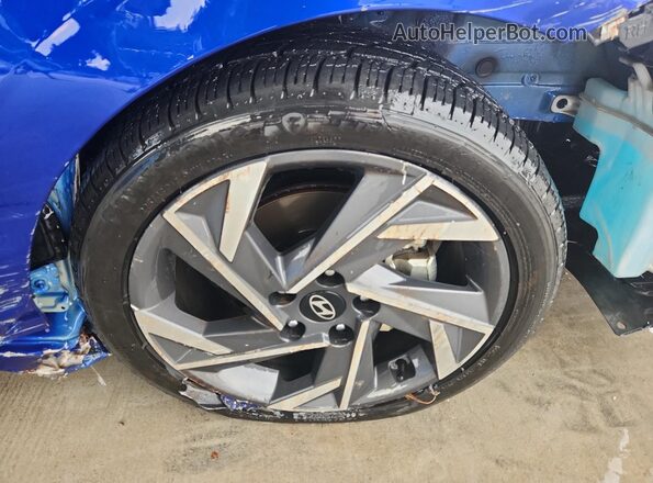 KMHLS4DG0SU920434 2025 HYUNDAI ELANTRA Blue Панорамний вид салону 360°
