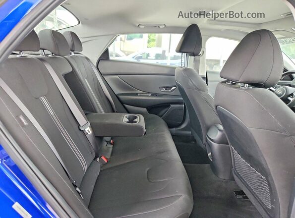 KMHLS4DG0SU920434 2025 HYUNDAI ELANTRA Blue Вид задніх сидінь