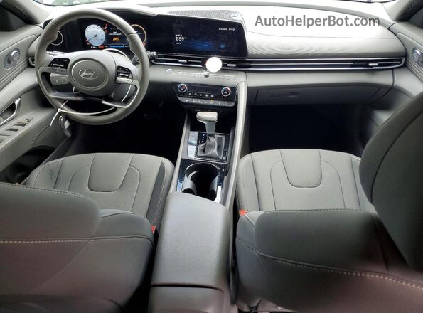 KMHLS4DG0SU937413 2025 HYUNDAI ELANTRA Gray Dashboard view