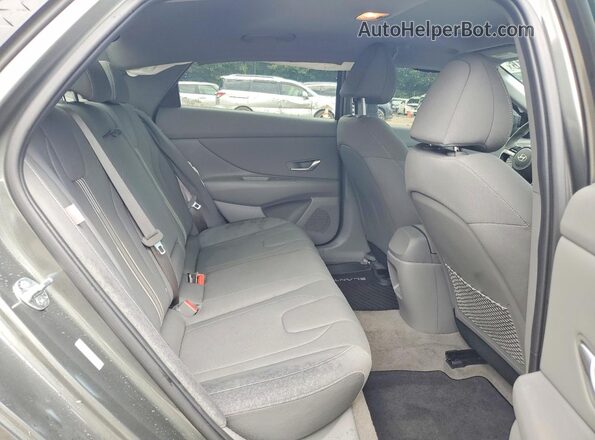 KMHLS4DG0SU937413 2025 HYUNDAI ELANTRA Gray Rear seats view