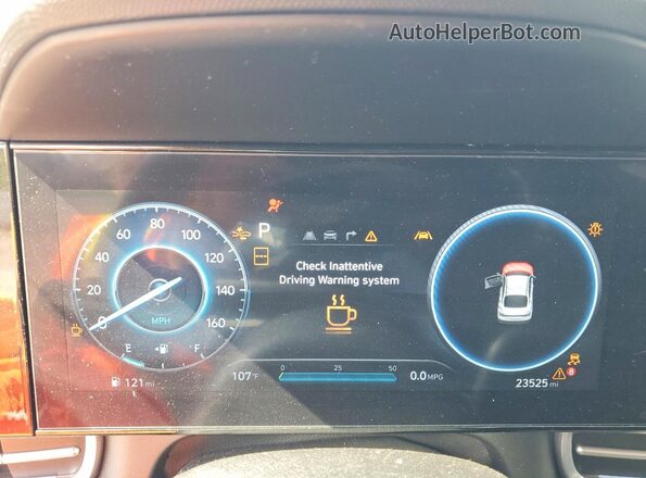 KMHLS4DG0SU952056 2025 HYUNDAI ELANTRA Gray Vista del cuadro de instrumentos