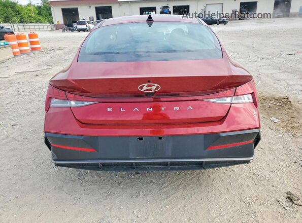 KMHLS4DG1RU763569 2024 HYUNDAI ELANTRA Red Widok z tyłu