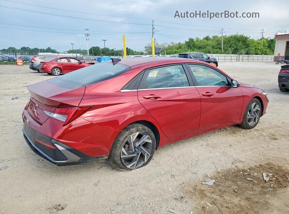 KMHLS4DG1RU763569 2024 HYUNDAI ELANTRA Red Tył prawy