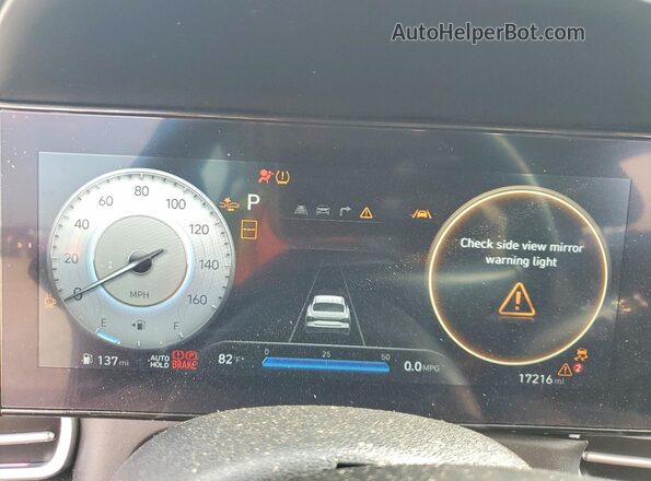 KMHLS4DG1RU763569 2024 HYUNDAI ELANTRA Red Widok zestawu wskaźników