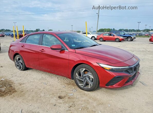 KMHLS4DG1RU763569 2024 HYUNDAI ELANTRA Red Przód prawy