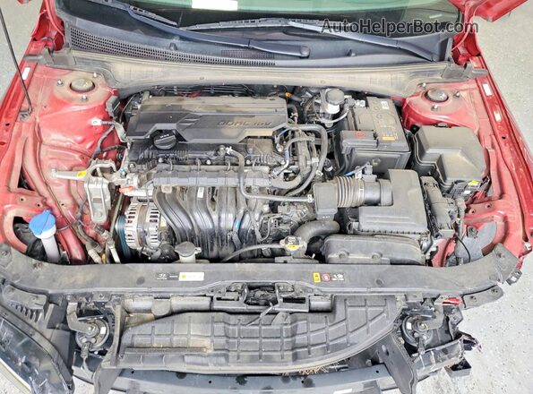 KMHLS4DG1RU766715 2024 HYUNDAI ELANTRA Красный Вид задней части салона