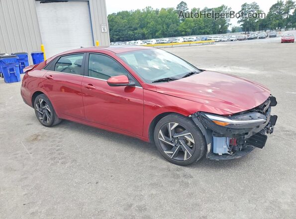 KMHLS4DG1RU766715 2024 HYUNDAI ELANTRA Красный Передняя правая четверть