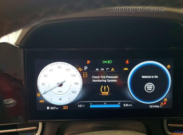 KMHLS4DG1RU766715 2024 HYUNDAI ELANTRA Красный Вид щитка приборов