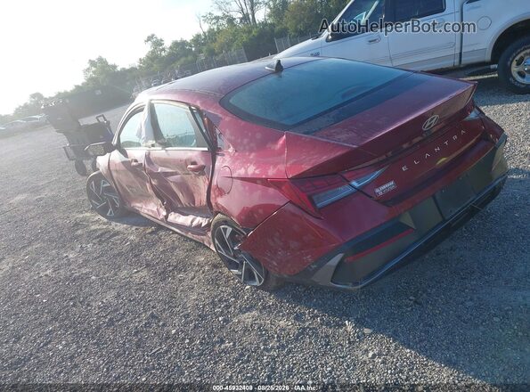 KMHLS4DG1RU772515 2024 HYUNDAI ELANTRA Красный Задняя левая четверть