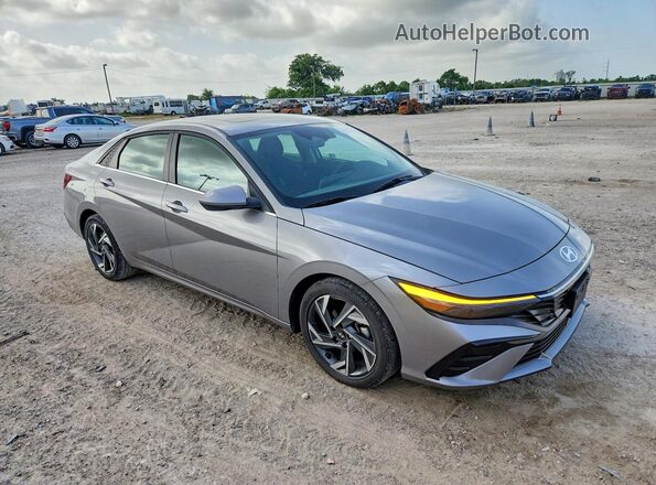 KMHLS4DG1SU001185 2025 HYUNDAI ELANTRA Gray Delantero derecho