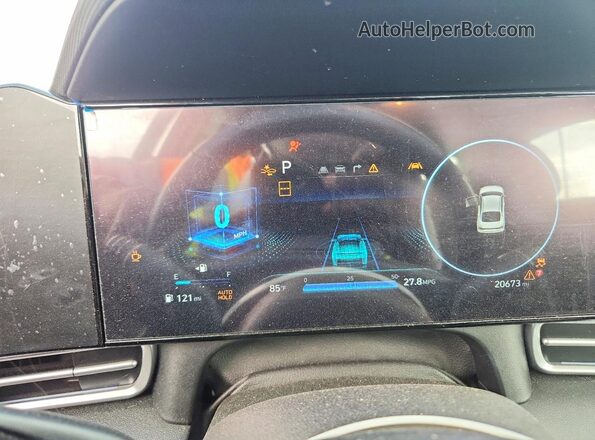 KMHLS4DG1SU001185 2025 HYUNDAI ELANTRA Gray Vista del cuadro de instrumentos