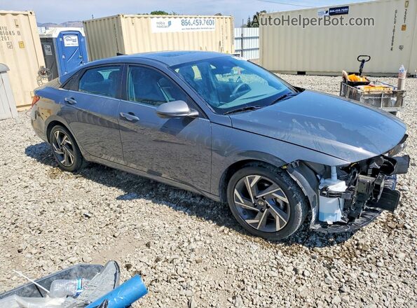 KMHLS4DG1SU007181 2025 HYUNDAI ELANTRA Gray Delantero derecho