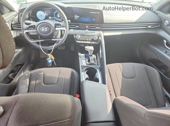 KMHLS4DG1SU018763 2025 HYUNDAI ELANTRA Gray Առջևի վահանակի տեսք