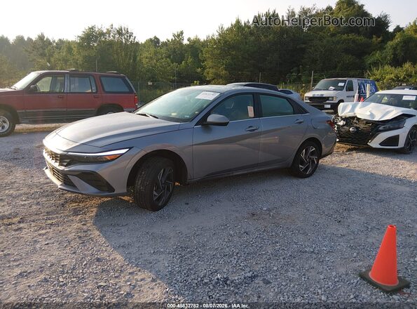 KMHLS4DG1SU039550 2025 HYUNDAI ELANTRA Silver Առջևի ձախ երեք քառորդ տեսարան