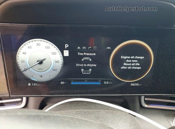 KMHLS4DG2RU668406 2024 HYUNDAI ELANTRA Blue Instrument cluster view
