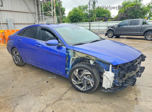 KMHLS4DG2RU668406 2024 HYUNDAI ELANTRA Blue Front right