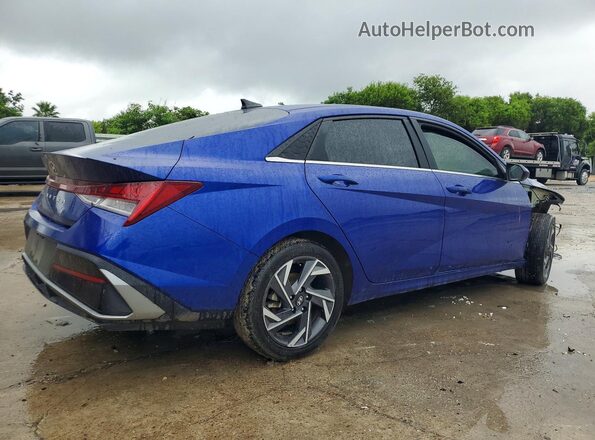 KMHLS4DG2RU668406 2024 HYUNDAI ELANTRA Blue Rear right