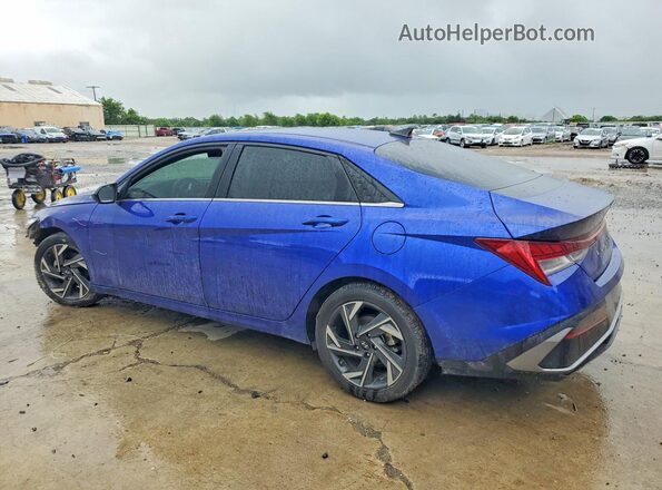KMHLS4DG2RU668406 2024 HYUNDAI ELANTRA Blue Rear left