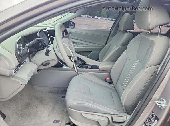 KMHLS4DG2RU838070 2024 HYUNDAI ELANTRA Серый Вид салона спереди