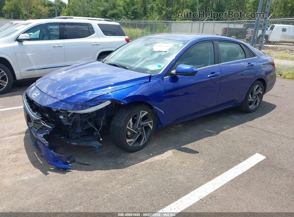 KMHLS4DG2SU022241 2025 HYUNDAI ELANTRA Blue Front left