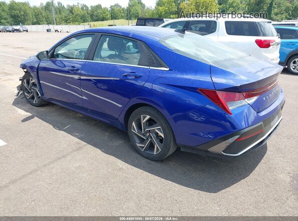 KMHLS4DG2SU022241 2025 HYUNDAI ELANTRA Blue Rear left