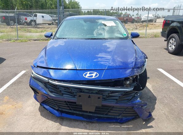 KMHLS4DG2SU022241 2025 HYUNDAI ELANTRA Blue Rear interior view