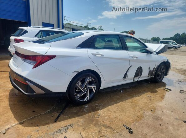 KMHLS4DG2SU022742 2025 HYUNDAI ELANTRA White Trasero derecho
