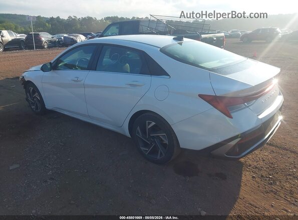 KMHLS4DG2SU031103 2025 HYUNDAI ELANTRA White Հետևի ձախ