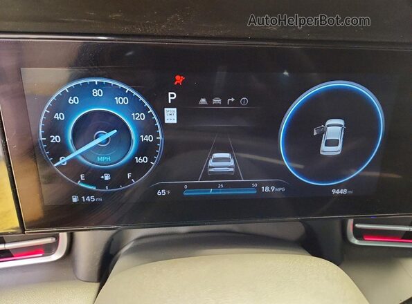 KMHLS4DG2SU046734 2025 HYUNDAI ELANTRA Gray Instrument cluster view
